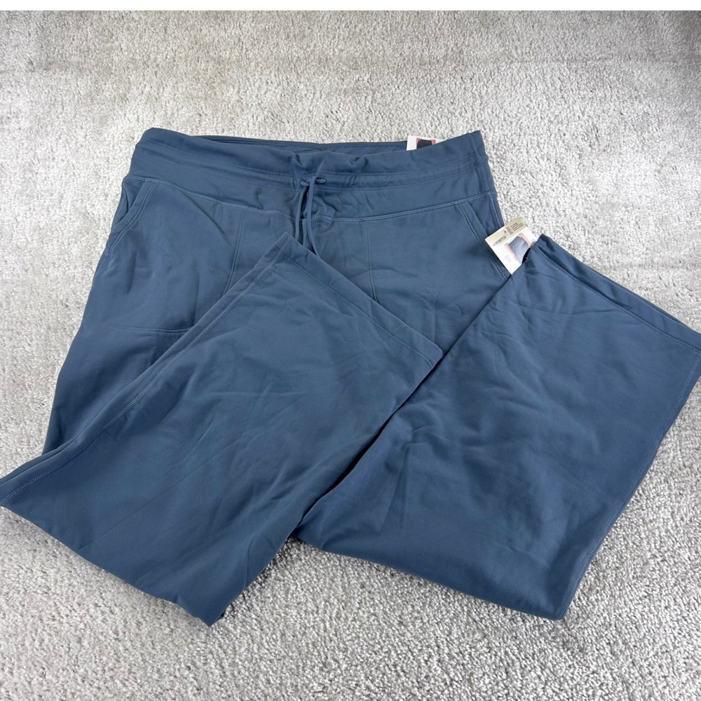 Mondetta High Rise Straight Leg Pant XL Gray Recycled Polyester 1917373 New